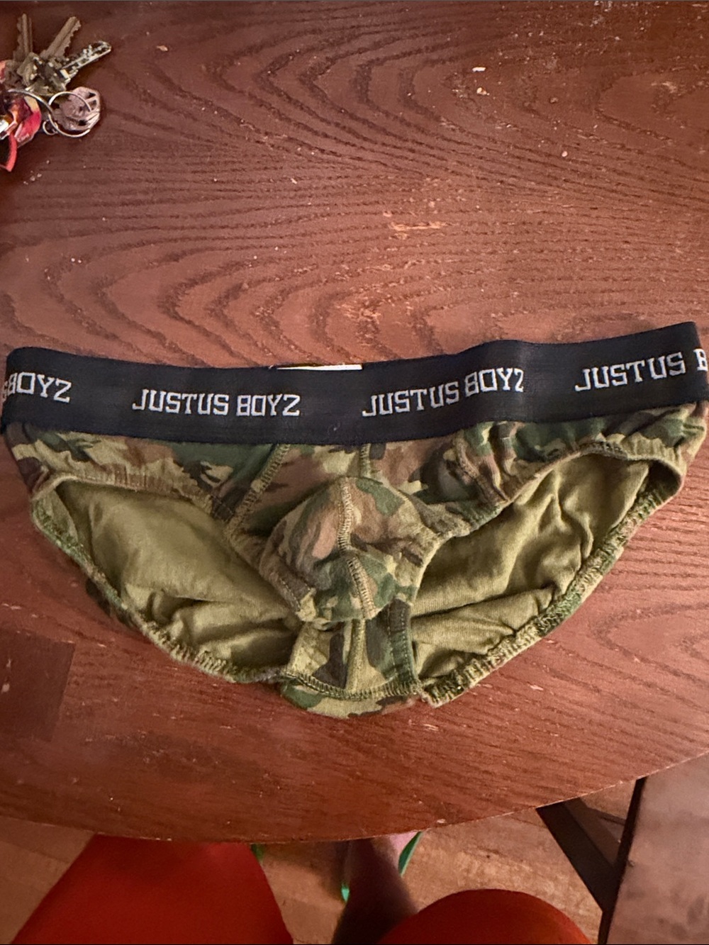 Green Camo Men's Briefs - Stretch Waistband